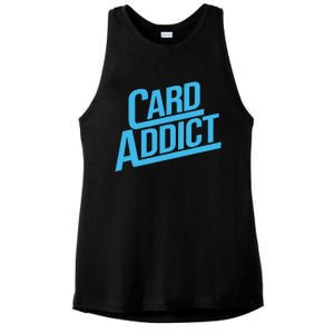 Card Addict Funny Baseball Card Collector Trading Cards Ladies PosiCharge Tri-Blend Wicking Tank