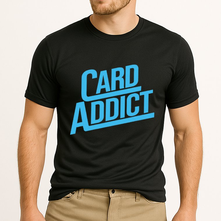 Card Addict Funny Baseball Card Collector Trading Cards Cooling Performance Crew T-Shirt