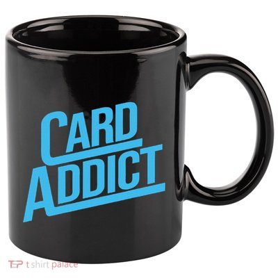 Card Addict Funny Baseball Card Collector Trading Cards 11oz C Handle Ceramic Mug