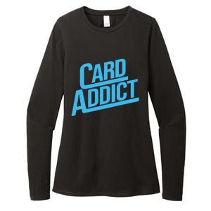 Card Addict Funny Baseball Card Collector Trading Cards Womens CVC Long Sleeve Shirt