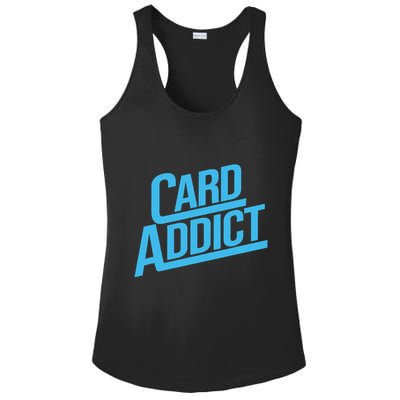 Card Addict Funny Baseball Card Collector Trading Cards Ladies PosiCharge Competitor Racerback Tank