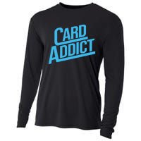 Card Addict Funny Baseball Card Collector Trading Cards Cooling Performance Long Sleeve Crew