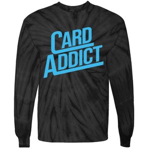 Card Addict Funny Baseball Card Collector Trading Cards Tie-Dye Long Sleeve Shirt