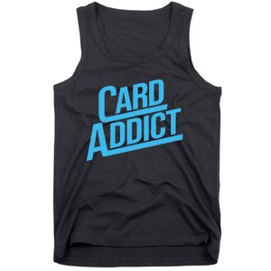 Card Addict Funny Baseball Card Collector Trading Cards Tank Top