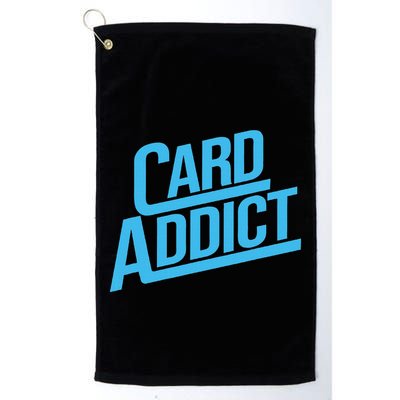 Card Addict Funny Baseball Card Collector Trading Cards Golf Towel