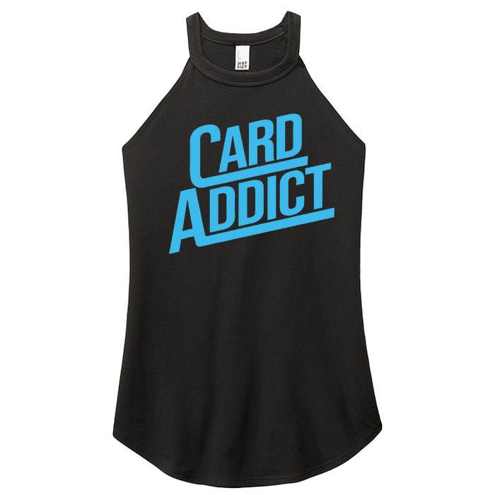 Card Addict Funny Baseball Card Collector Trading Cards Women's Perfect Tri Rocker Tank