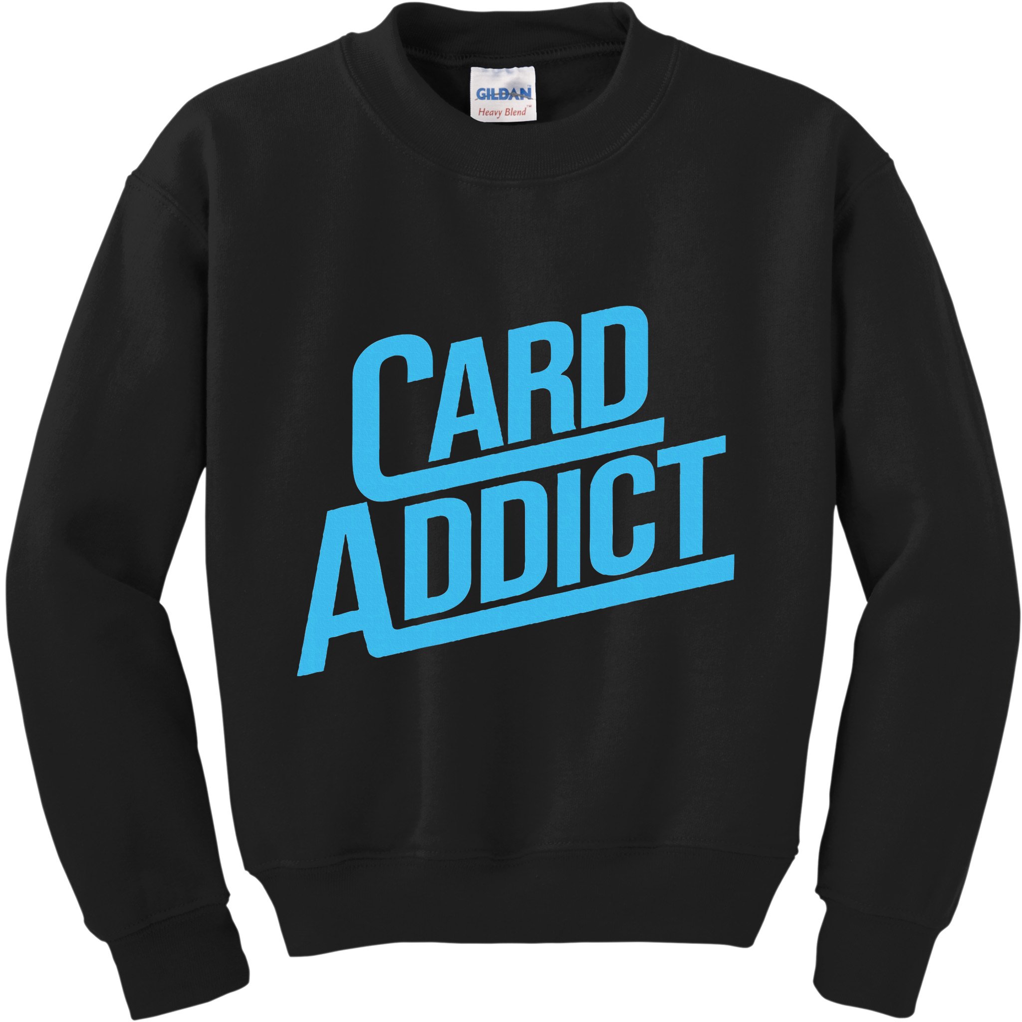 Card Addict Funny Baseball Card Collector Trading Cards Kids Sweatshirt
