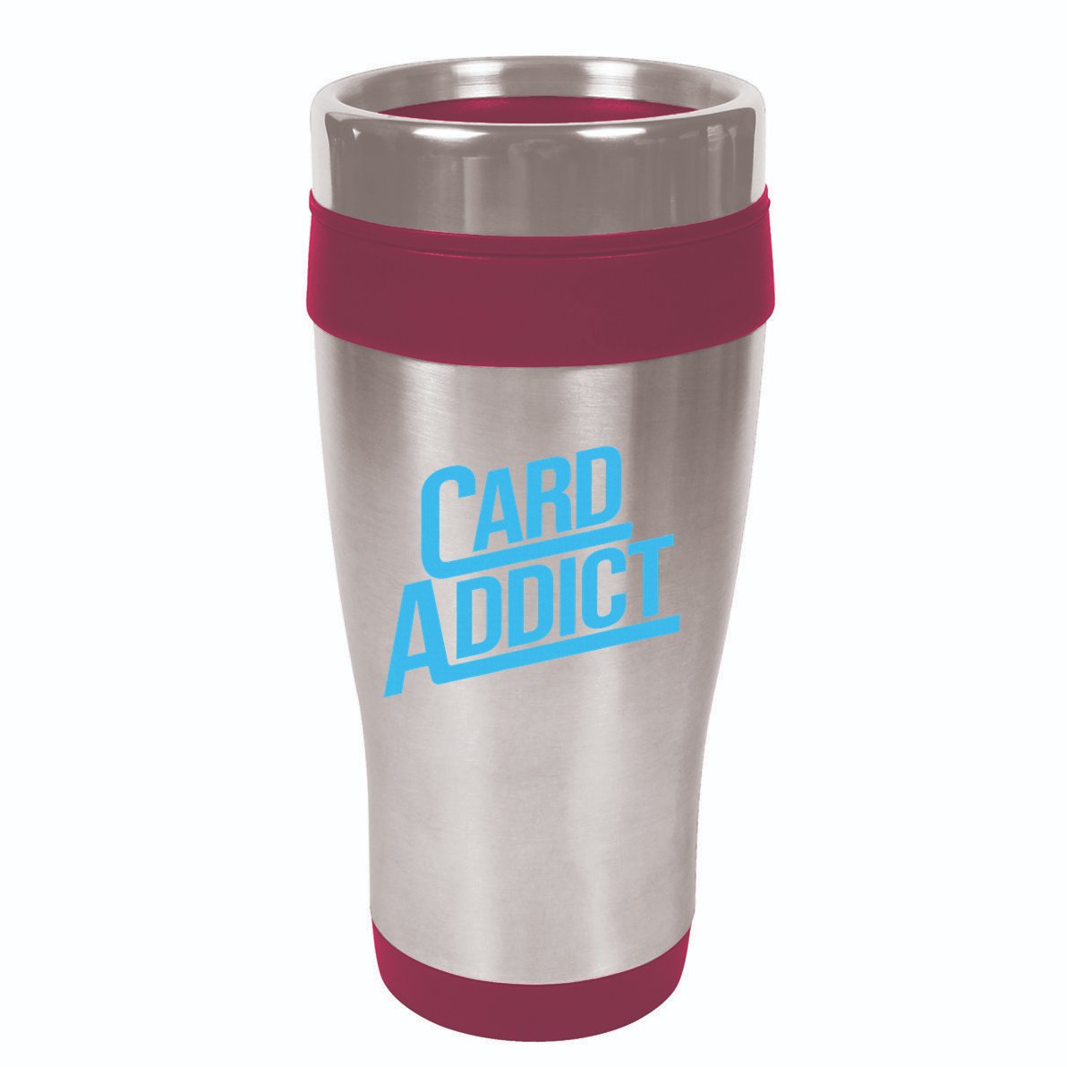 Card Addict Funny Baseball Card Collector Trading Cards 16oz Travel Tumbler
