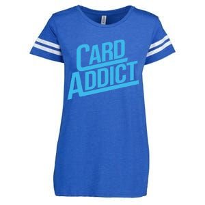 Card Addict Funny Baseball Card Collector Trading Cards Enza Ladies Jersey Football T-Shirt