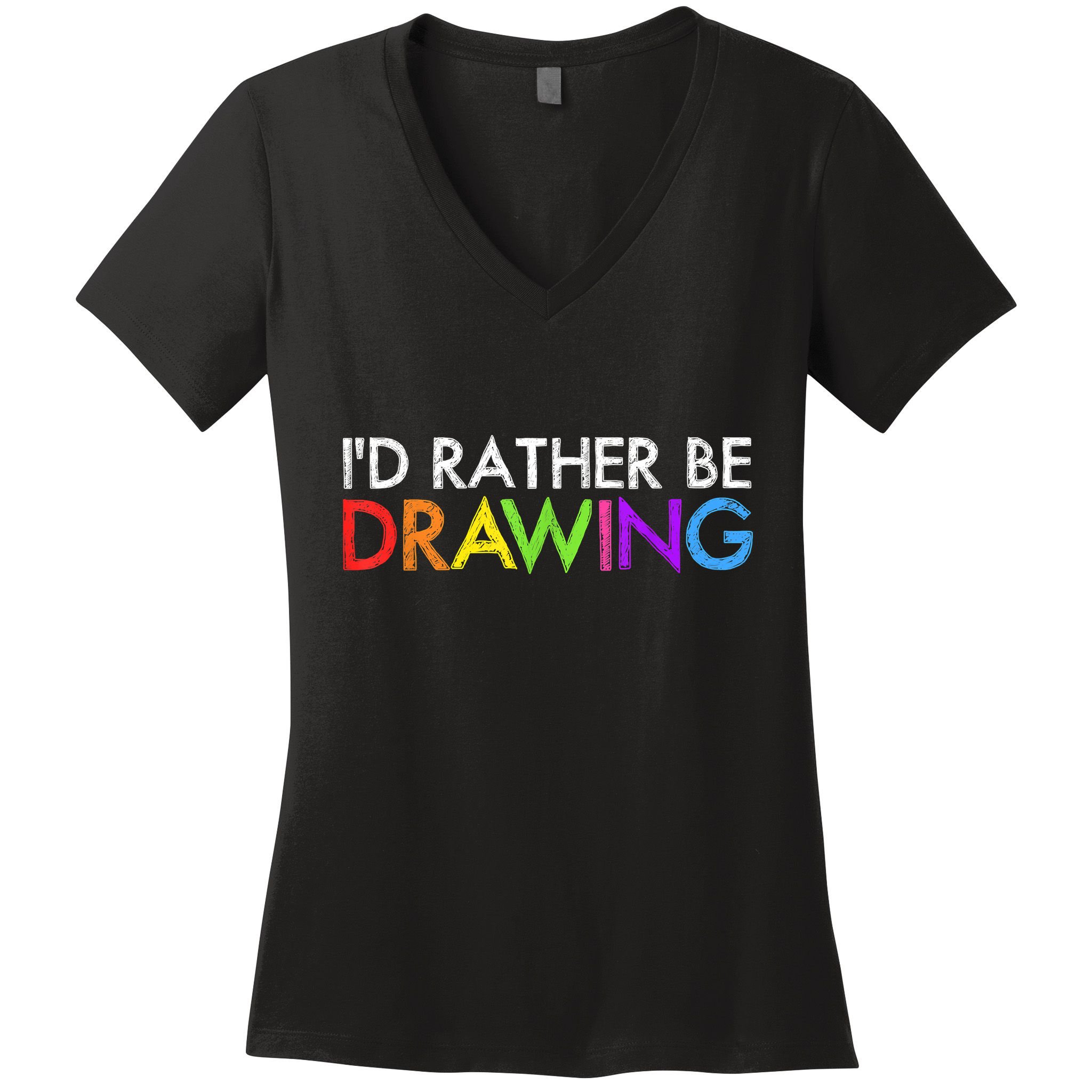 Cool Artist For Men Women Drawing Lovers Painter Art Teacher Women's V-Neck T-Shirt