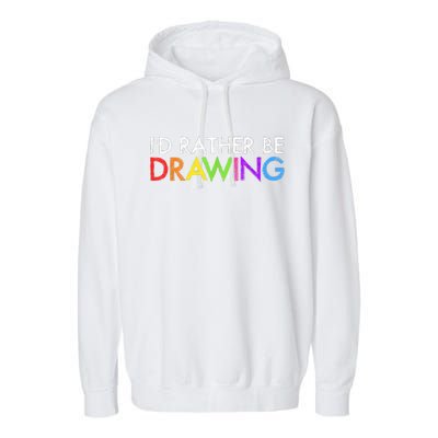 Cool Artist For Men Women Drawing Lovers Painter Art Teacher Garment-Dyed Fleece Hoodie