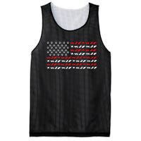 Cat American Flag Usa Paws Patriotic Mesh Reversible Basketball Jersey Tank