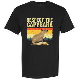 Capybara Art For Women Rodent Animal Lover Capybara Garment-Dyed Heavyweight T-Shirt