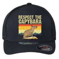 Capybara Art For Women Rodent Animal Lover Capybara Flexfit Unipanel Trucker Cap