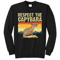 Capybara Art For Women Rodent Animal Lover Capybara Sweatshirt