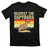 Capybara Art For Women Rodent Animal Lover Capybara T-Shirt