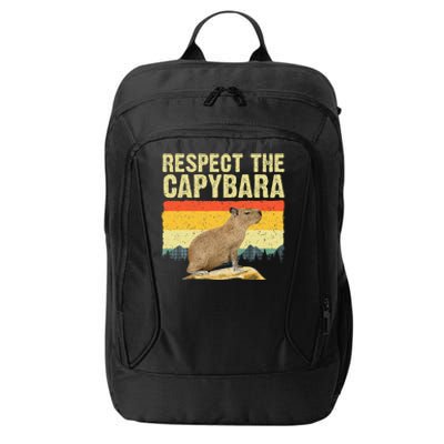 Capybara Art For Women Rodent Animal Lover Capybara City Backpack