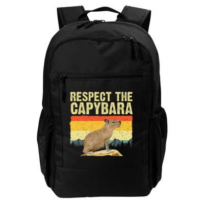 Capybara Art For Women Rodent Animal Lover Capybara Daily Commute Backpack