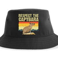 Capybara Art For Women Rodent Animal Lover Capybara Sustainable Bucket Hat