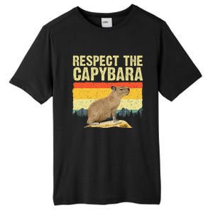 Capybara Art For Women Rodent Animal Lover Capybara Tall Fusion ChromaSoft Performance T-Shirt