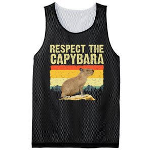 Capybara Art For Women Rodent Animal Lover Capybara Mesh Reversible Basketball Jersey Tank