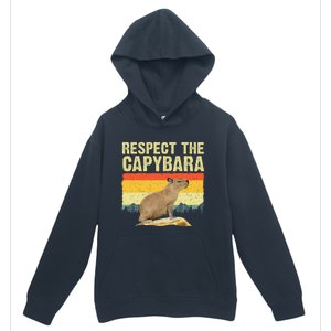 Capybara Art For Women Rodent Animal Lover Capybara Urban Pullover Hoodie