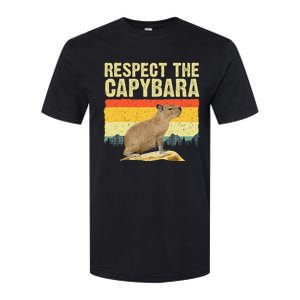 Capybara Art For Women Rodent Animal Lover Capybara Softstyle CVC T-Shirt