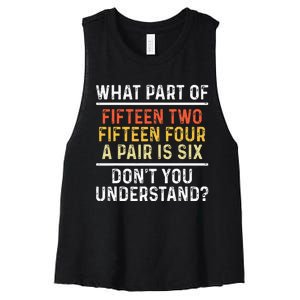 Cribbage Art For Women Board Game Cribbage Player Women's Racerback Cropped Tank