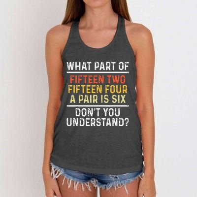 Cribbage Art For Women Board Game Cribbage Player Women's Knotted Racerback Tank