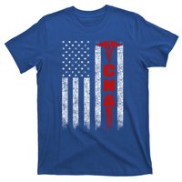 Cna American Flag Patriotic Pride Nurse Gift T-Shirt