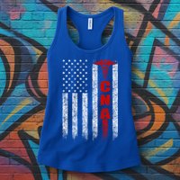 Cna American Flag Patriotic Pride Nurse Gift Womens Tank Top