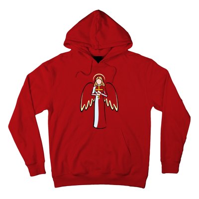 Christmas Angel Faith Christian Jesus Hoodie