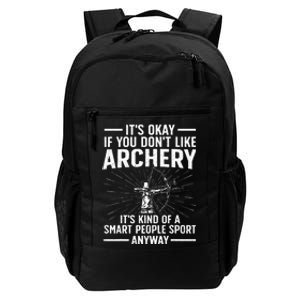 Cute Archery For Men Women Archer Bow Archery Lover Daily Commute Backpack