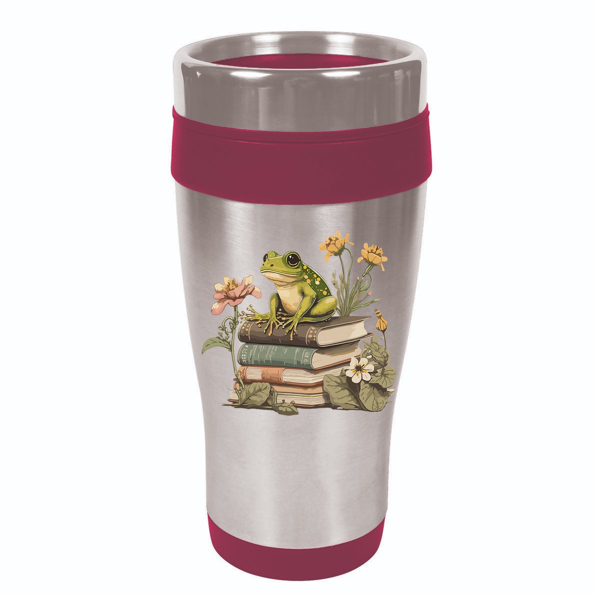 Cottagecore Aesthetic Frog Reading Book Mushroom Lover Kids Hoodie