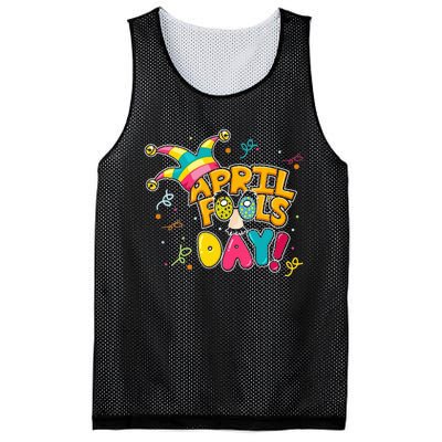 Colorful April Fool's Day Prank Funny Matching Mesh Reversible Basketball Jersey Tank