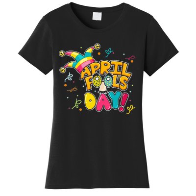 Colorful April Fool's Day Prank Funny Matching Women's T-Shirt