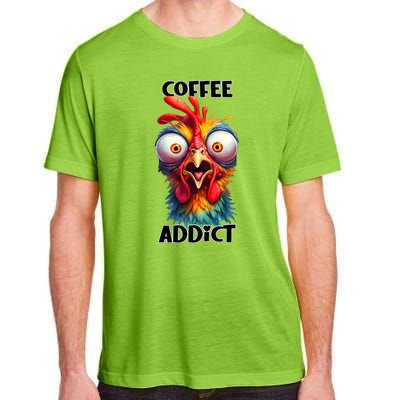 Coffee Addict Funny Turkey Adult ChromaSoft Performance T-Shirt