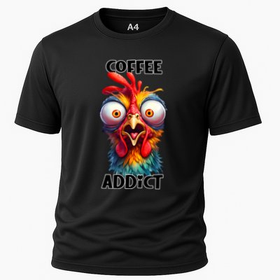 Coffee Addict Funny Turkey Performance Shirt