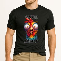 Coffee Addict Funny Turkey Cooling Performance Crew T-Shirt