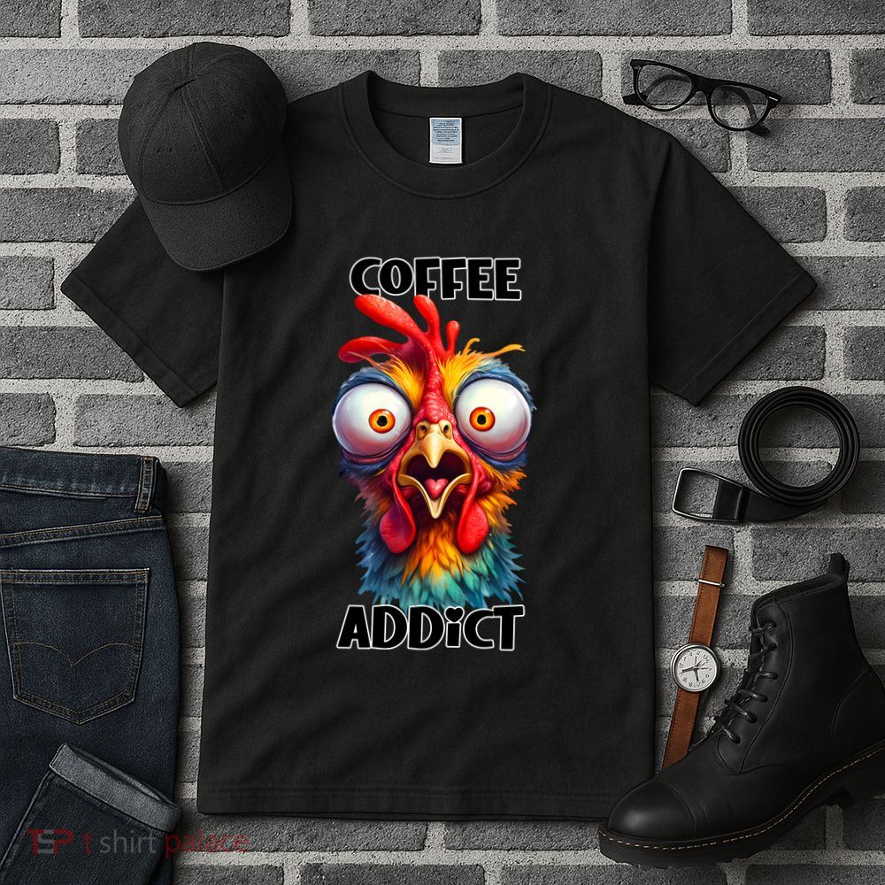 Coffee Addict Funny Turkey Tall T-Shirt