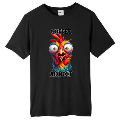 Coffee Addict Funny Turkey Tall Fusion ChromaSoft Performance T-Shirt