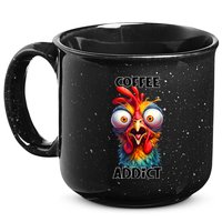 Coffee Addict Funny Turkey 15oz Campfire Ceramic Mug