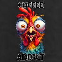 Coffee Addict Funny Turkey 15oz Campfire Ceramic Mug