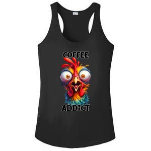 Coffee Addict Funny Turkey Ladies PosiCharge Competitor Racerback Tank