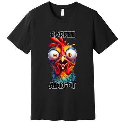 Coffee Addict Funny Turkey Premium T-Shirt