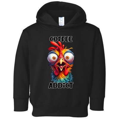 Coffee Addict Funny Turkey Toddler Hoodie