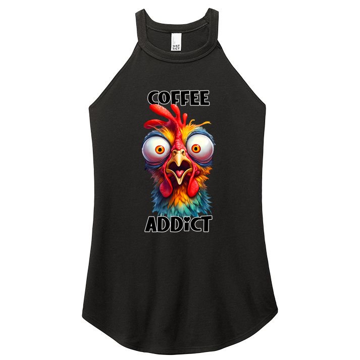 Coffee Addict Funny Turkey Women's Perfect Tri Rocker Tank