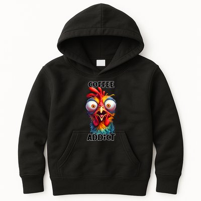Coffee Addict Funny Turkey Kids Hoodie