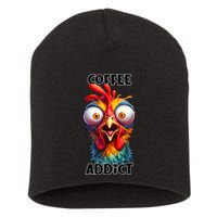 Coffee Addict Funny Turkey Short Acrylic Beanie