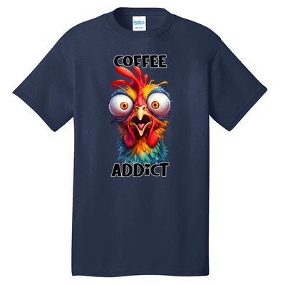 Coffee Addict Funny Turkey Tall T-Shirt